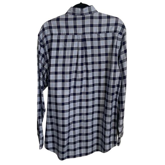 Peter‎ Millar Plaid Cotton shirt size large - Picture 3 of 5